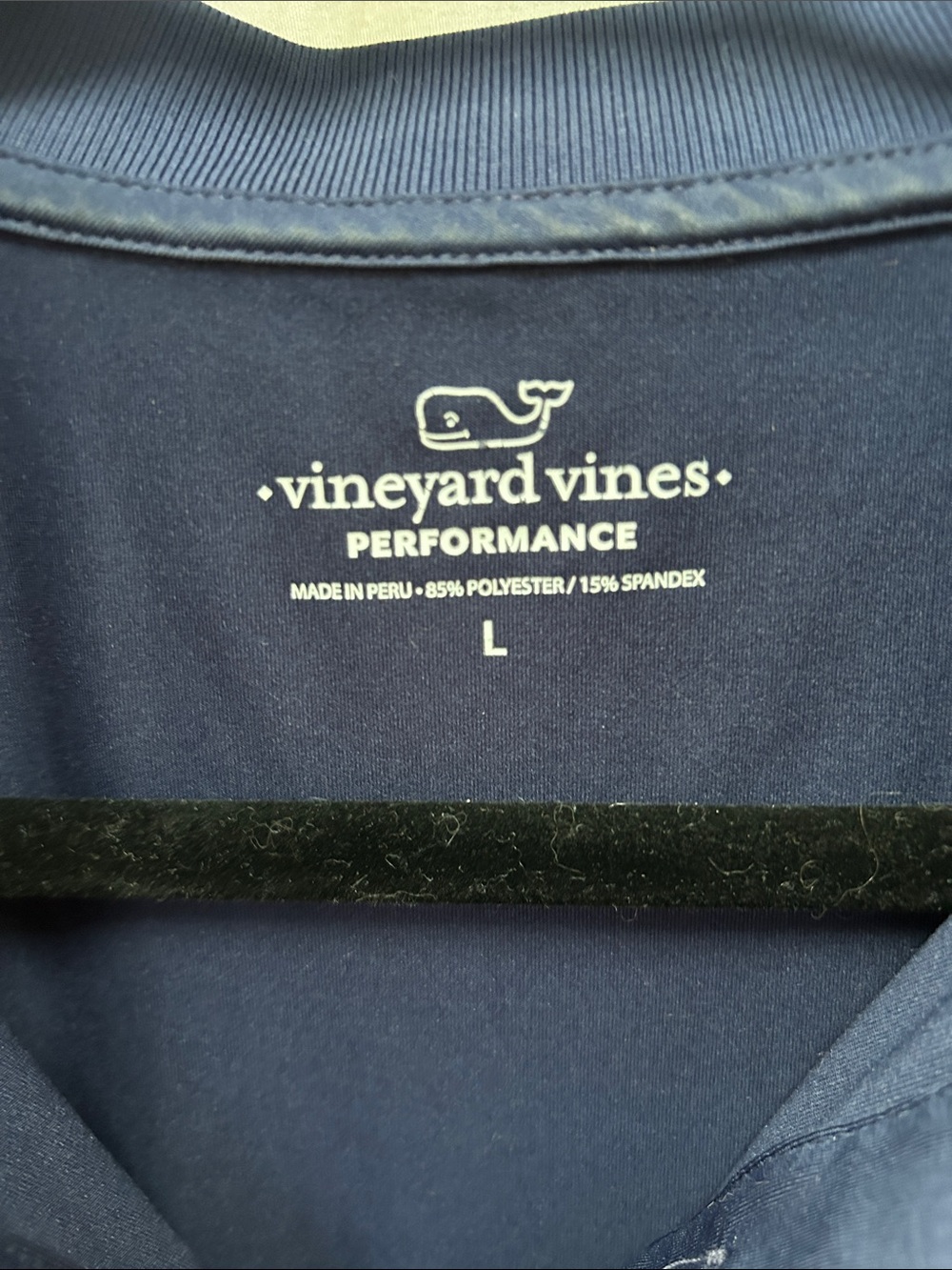Vineyard Vines Sleeveless Polo Tank Top - Navy Blue Size Large - Picture 2 of 3